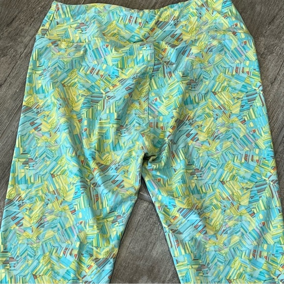 Patterned Leggings Abstract Print Colorful Casual Comfortable Loungewear - Picture 5 of 7
